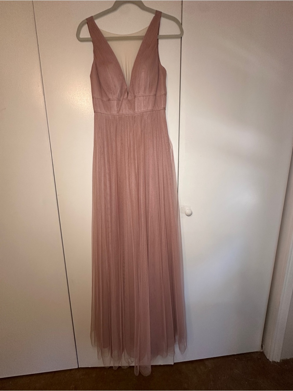 Anthropologie Dusty Rose Maxi Dress - Picture 3 of 6